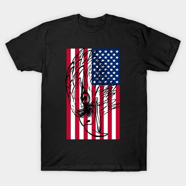 Betsy Ross Flag T-Shirt besty Ross flag shirt funny shirt gift amarica flags USA T-Shirt by FouadBelbachir46